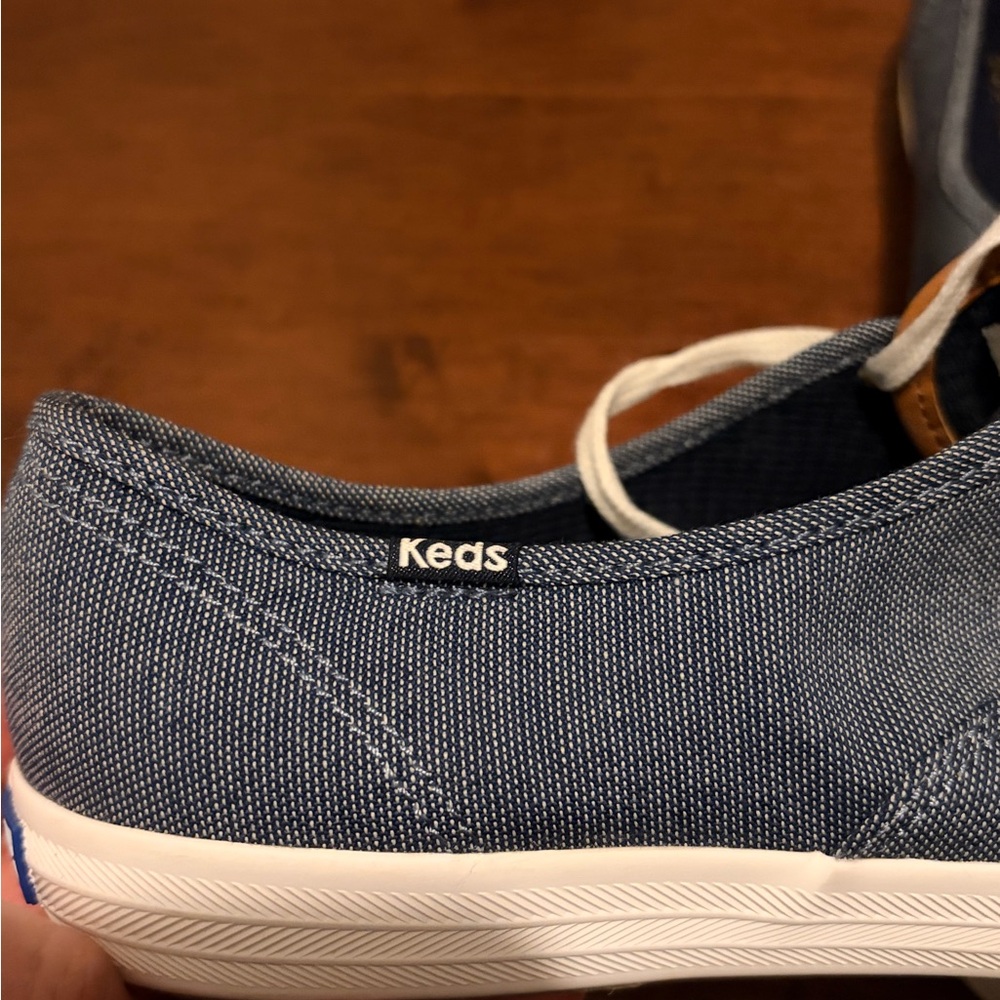 Keds Women’s Chambray Canvas Sneakers - Picture 4 of 7